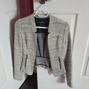 Guess By Marciano Gray Tweed Blazer